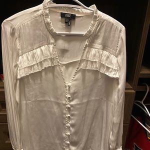 Paige Montel Blouse, White Sm